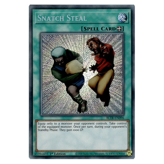 Snatch Steal BLTR-EN096 card from the Yu-Gi-Oh! set Battles of Legend: Terminal Revenge