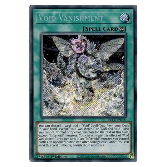 Void Vanishment BLTR-EN100 card from the Yu-Gi-Oh! set Battles of Legend: Terminal Revenge