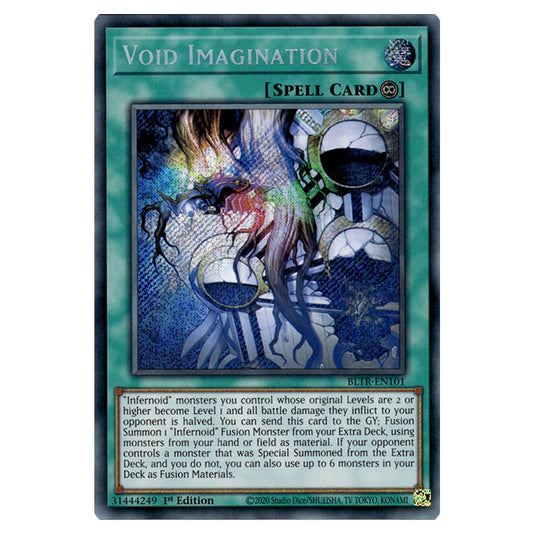 Void Imagination BLTR-EN101 card from the Yu-Gi-Oh! set Battles of Legend: Terminal Revenge