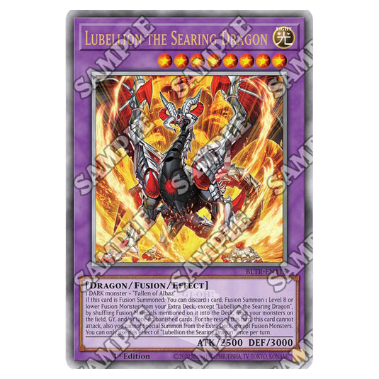 Lubellion the Searing Dragon BLTR-EN115a card from the Yu-Gi-Oh! set Battles of Legend: Terminal Revenge