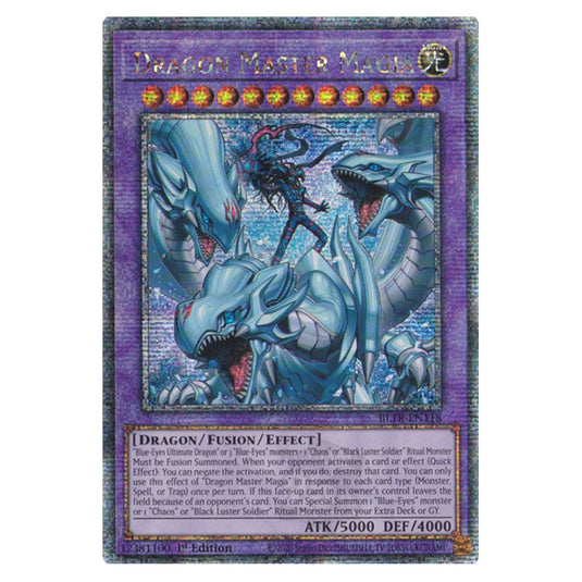 Dragon Master Magia BLTR-EN118 card from the Yu-Gi-Oh! set Battles of Legend: Terminal Revenge