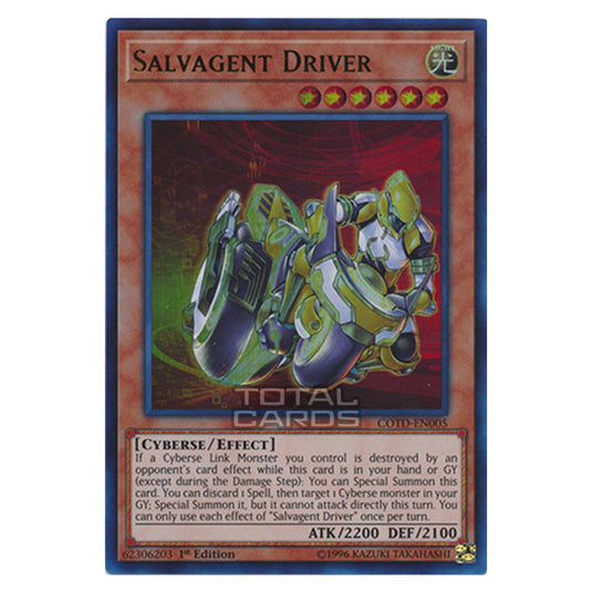 Yu-Gi-Oh! - Code of the Duelist - Salvagent Driver (Ultra Rare) COTD-EN005