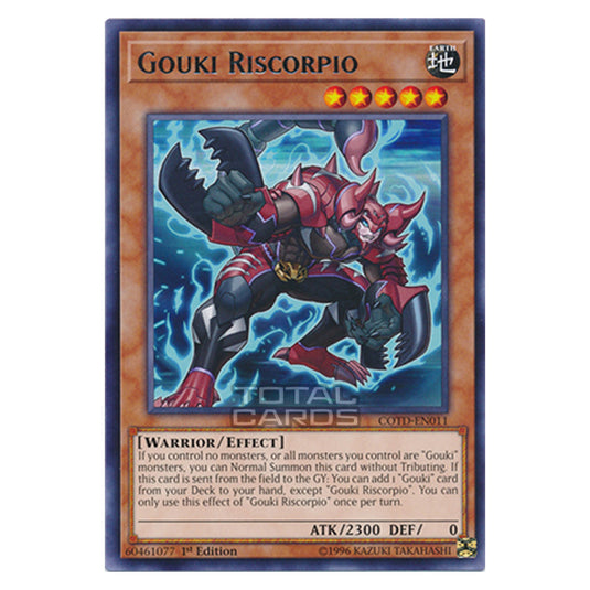 Yu-Gi-Oh! - Code of the Duelist - Gouki Riscorpio (Rare) COTD-EN011