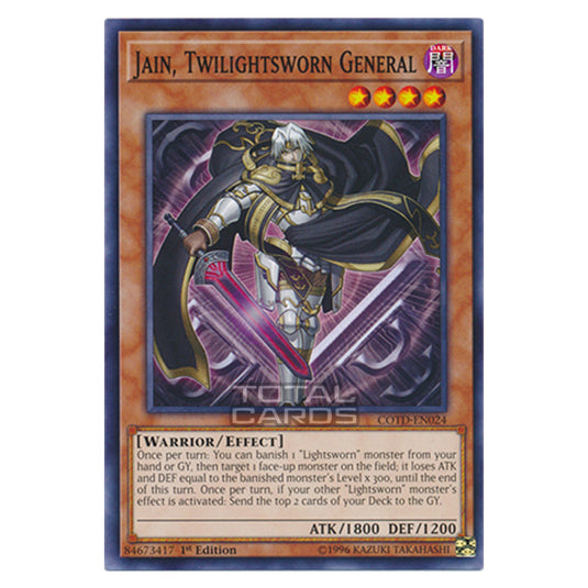 Yu-Gi-Oh! - Code of the Duelist - Jain, Twilightsworn General (Common) COTD-EN024