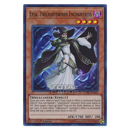 Yu-Gi-Oh! - Code of the Duelist - Lyla, Twilightsworn Enchantress (Super Rare) COTD-EN025