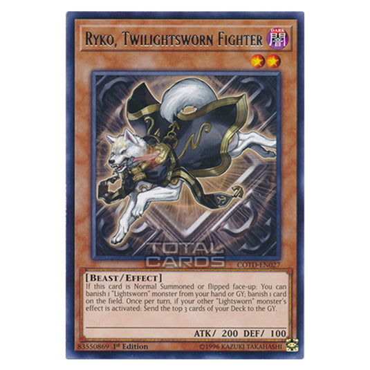 Yu-Gi-Oh! - Code of the Duelist - Ryko, Twilightsworn Fighter (Rare) COTD-EN027