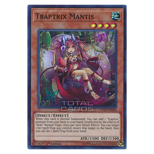 Yu-Gi-Oh! - Code of the Duelist - Traptrix Mantis (Super Rare) COTD-EN030