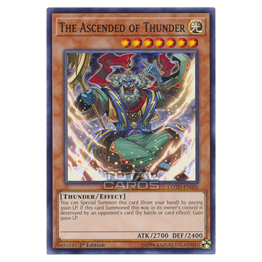 Yu-Gi-Oh! - Code of the Duelist - The Ascended of Thunder (Short Print) COTD-EN036