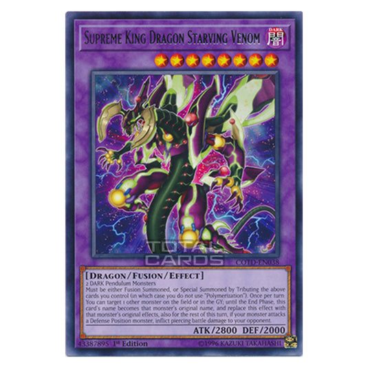 Yu-Gi-Oh! - Code of the Duelist - Supreme King Dragon Starving Venom (Rare) COTD-EN038