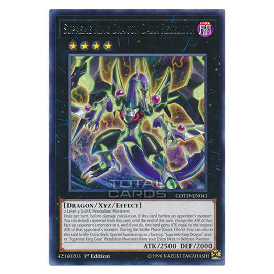 Yu-Gi-Oh! - Code of the Duelist - Supreme King Dragon Dark Rebellion (Rare) COTD-EN041