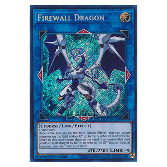 Yu-Gi-Oh! - Code of the Duelist - Firewall Dragon (Secret Rare) COTD-EN043