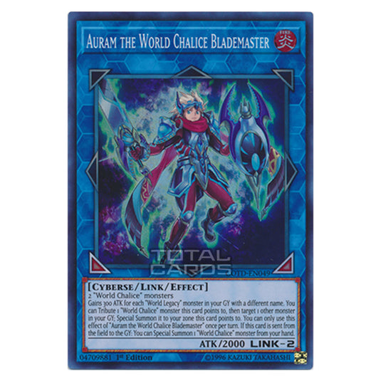 Yu-Gi-Oh! - Code of the Duelist - Auram the World Chalice Blademaster (Super Rare) COTD-EN049