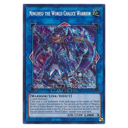 Yu-Gi-Oh! - Code of the Duelist - Ningirsu the World Chalice Warrior (Secret Rare) COTD-EN050