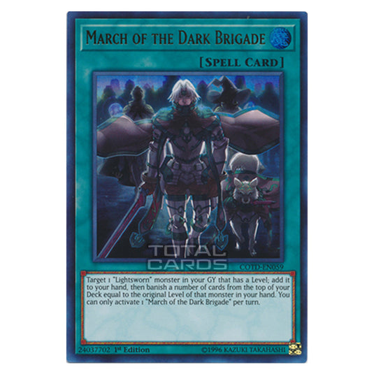 Yu-Gi-Oh! - Code of the Duelist - March of the Dark Brigade (Ultra Rare) COTD-EN059