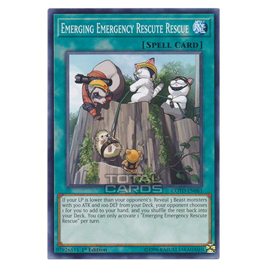 Yu-Gi-Oh! - Code of the Duelist - Emerging Emergency Rescute Rescue (Common) COTD-EN061