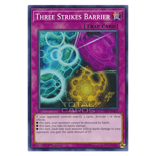 Yu-Gi-Oh! - Code of the Duelist - Three Strikes Barrier (Common) COTD-EN067