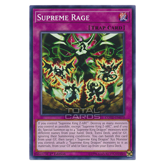 Yu-Gi-Oh! - Code of the Duelist - Supreme Rage (Common) COTD-EN070