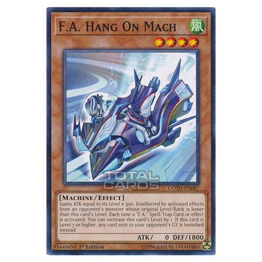 Yu-Gi-Oh! - Code of the Duelist - F.A. Hang On Mach (Common) COTD-EN087