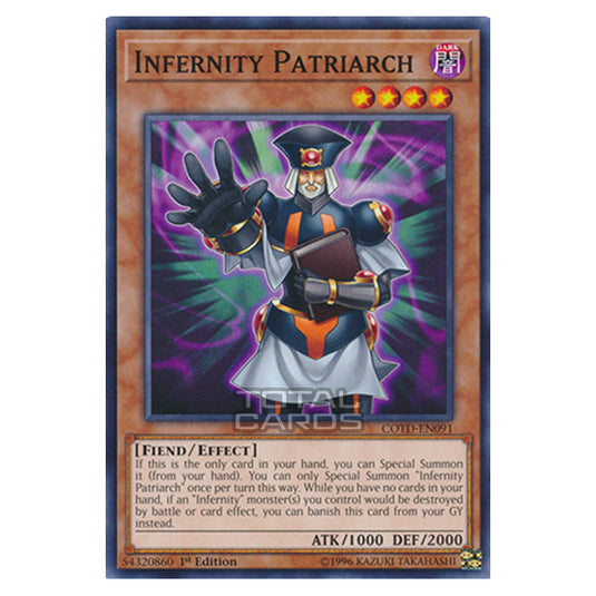 Yu-Gi-Oh! - Code of the Duelist - Infernity Patriarch (Common) COTD-EN091