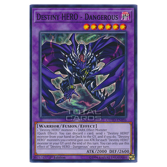 Yu-Gi-Oh! - Code of the Duelist - Destiny HERO - Dangerous (Common) COTD-EN096