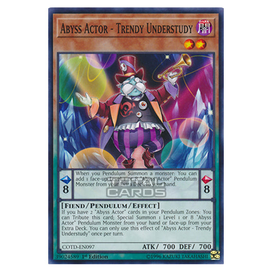 Yu-Gi-Oh! - Code of the Duelist - Abyss Actor - Trendy Understudy (Common) COTD-EN097