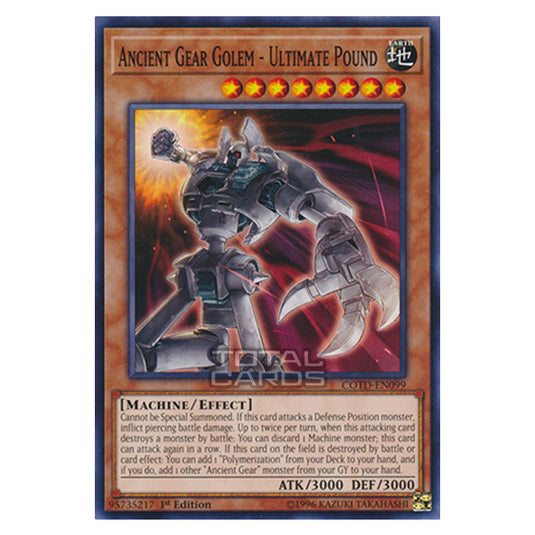 Yu-Gi-Oh! - Code of the Duelist - Ancient Gear Golem - Ultimate Pound (Common) COTD-EN099
