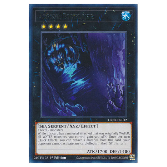 Abyss Dweller CRBR-EN012 card from the Yu-Gi-Oh! set Crossover Breakers