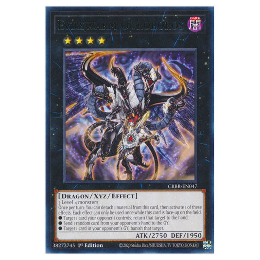 Evilswarm Ouroboros CRBR-EN047 card from the Yu-Gi-Oh! set Crossover Breakers