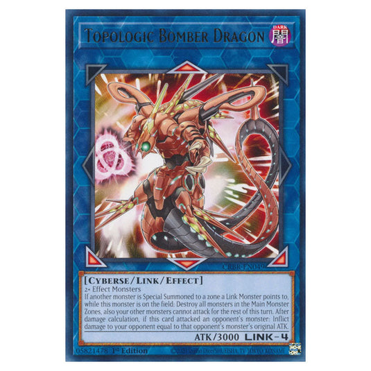 Topologic Bomber Dragon CRBR-EN049 card from the Yu-Gi-Oh! set Crossover Breakers