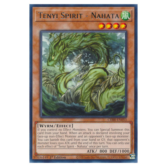 Tenyi Spirit - Nahata CRBR-EN053 card from the Yu-Gi-Oh! set Crossover Breakers