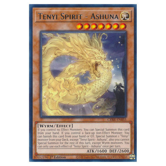 Tenyi Spirit - Ashuna CRBR-EN055 card from the Yu-Gi-Oh! set Crossover Breakers