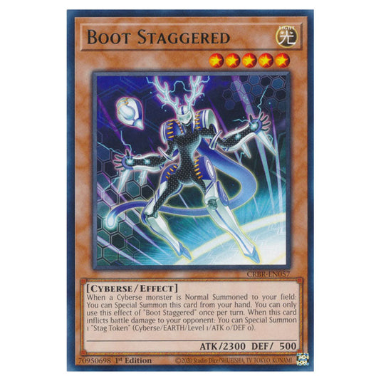 Boot Staggered CRBR-EN057 card from the Yu-Gi-Oh! set Crossover Breakers