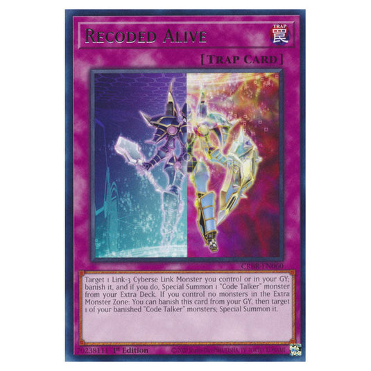 Recoded Alive CRBR-EN060 card from the Yu-Gi-Oh! set Crossover Breakers