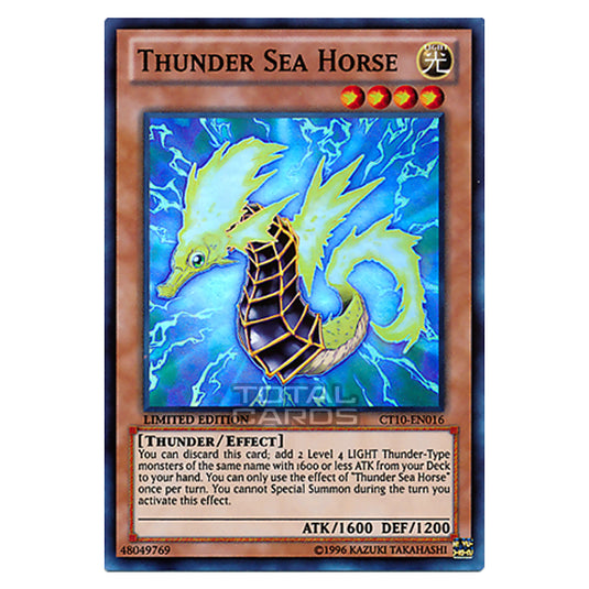 Yu-Gi-Oh! - Collector's Tin 2013 - Thunder Sea Horse (Super Rare) CT10-EN016