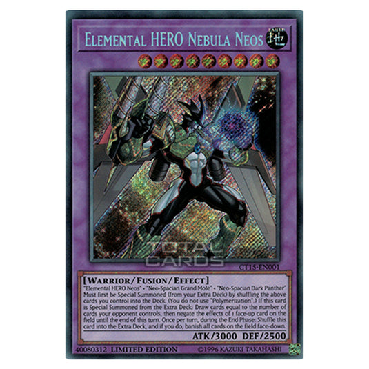 Yu-Gi-Oh! - 2018 Mega-Tin Mega Pack - Elemental HERO Nebula Neos (Secret Rare) CT15-EN001