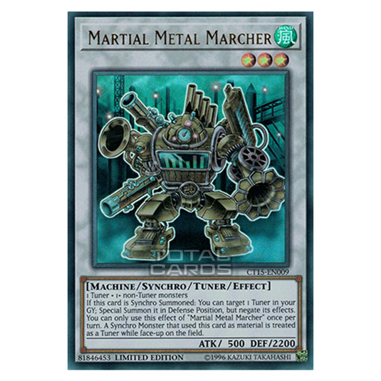 Yu-Gi-Oh! - 2018 Mega-Tin Mega Pack - Martial Metal Marcher (Ultra Rare) CT15-EN009