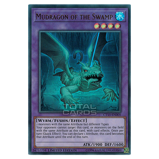 Yu-Gi-Oh! - 2018 Mega-Tin Mega Pack - Mudragon of the Swamp (Ultra Rare) CT15-EN005