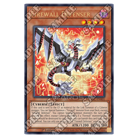 Yu-Gi-Oh! - Cyberstorm Access - Firewall Defenser (Ultra Rare) CYAC-EN001 Yu-Gi-Oh! - Cyberstorm Access - Firewall Defenser (Ultra Rare) CYAC-EN001