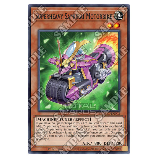 Yu-Gi-Oh! - Cyberstorm Access - Superheavy Samurai Motorbike (Common) CYAC-EN003