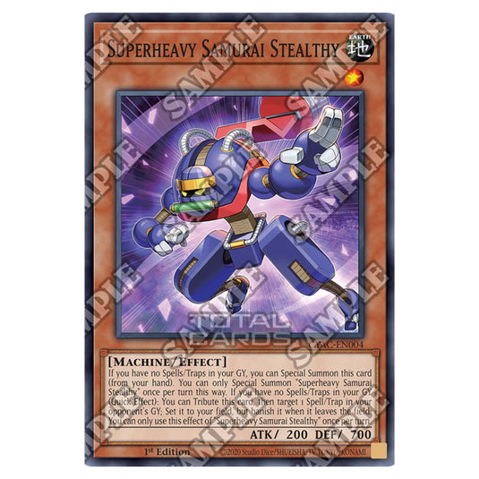 Yu-Gi-Oh! - Cyberstorm Access - Superheavy Samurai Stealthy (Common) CYAC-EN004