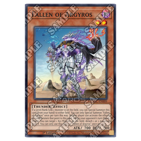 Yu-Gi-Oh! - Cyberstorm Access - Fallen of Argyros (Common) CYAC-EN009