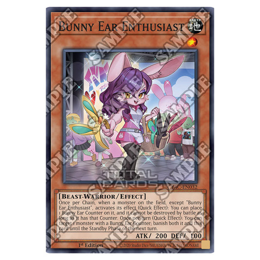 Yu-Gi-Oh! - Cyberstorm Access - Bunny Ear Enthusiast (Common) CYAC-EN0 Yu-Gi-Oh! - Cyberstorm Access - Bunny Ear Enthusiast (Common) CYAC-EN0
