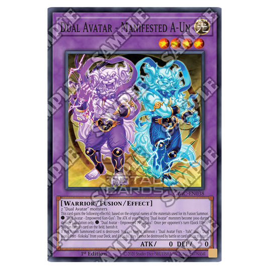 Yu-Gi-Oh! - Cyberstorm Access - Dual Avatar - Manifested A-Un (Common) CYAC-EN038