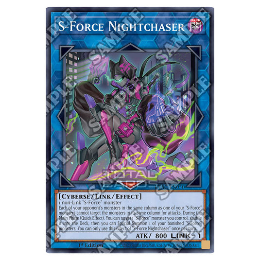Yu-Gi-Oh! - Cyberstorm Access - S-Force Nightchaser (Super Rare) CYAC-EN050