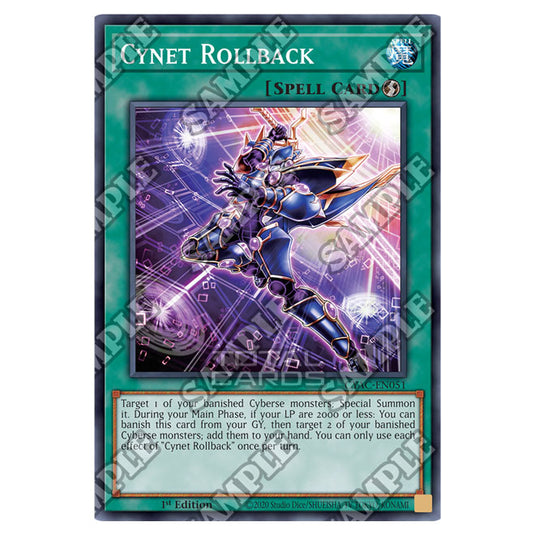 Yu-Gi-Oh! - Cyberstorm Access - Cynet Rollback (Super Rare) CYAC-EN051