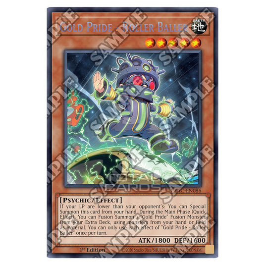 Yu-Gi-Oh! - Cyberstorm Access - Gold Pride - Roller Baller (Secret Rar Yu-Gi-Oh! - Cyberstorm Access - Gold Pride - Roller Baller (Secret Rar