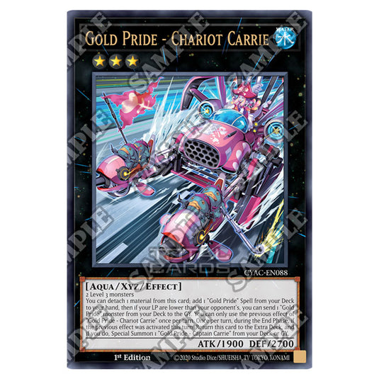 Yu-Gi-Oh! - Cyberstorm Access - Gold Pride - Chariot Carrie (Ultra Rare) CYAC-EN088