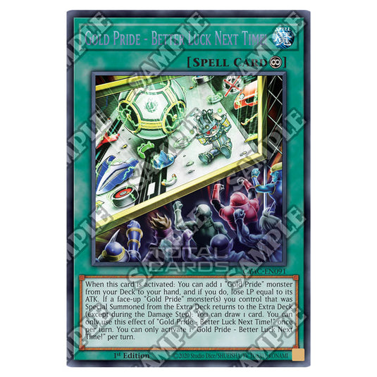 Yu-Gi-Oh! - Cyberstorm Access - Gold Pride - Better Luck Next Time! (S Yu-Gi-Oh! - Cyberstorm Access - Gold Pride - Better Luck Next Time! (S