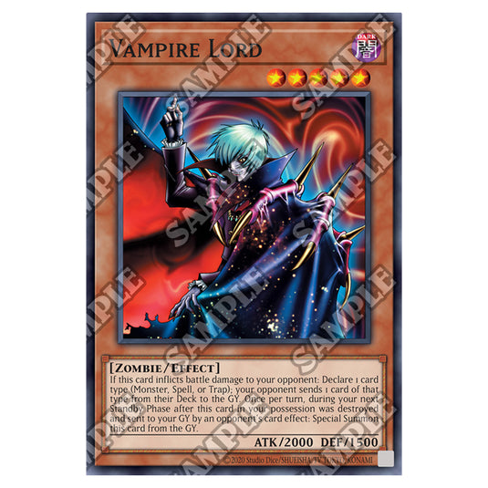 Yu-Gi-Oh! - Dark Crisis - 25th Anniversary Reprint - Vampire Lord (Secret Rare) DCR-25-EN000