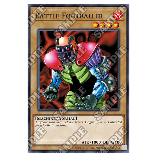 Yu-Gi-Oh! - Dark Crisis - 25th Anniversary Reprint - Battle Footballer (Common) DCR-25-EN001